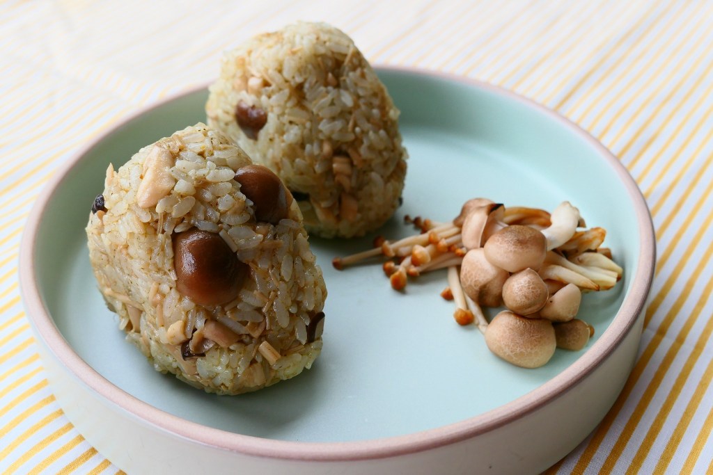 三杯菇口味 純素日式飯糰